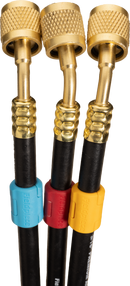 1/4 in Low Loss Valves Hose Set - 3 Pack 