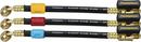 1/4 in Ball Valves Refrigerant Hose Extension Set - 3 Pack 