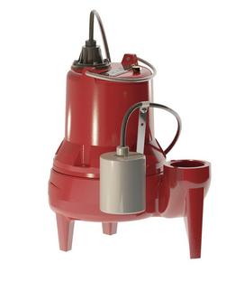 1/2 HP 115V Cast Iron Sewage Pump with 10 ft. Cord