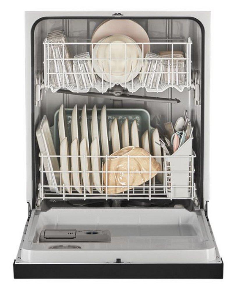 Quiet Dishwasher with Heat Dry in Black 
