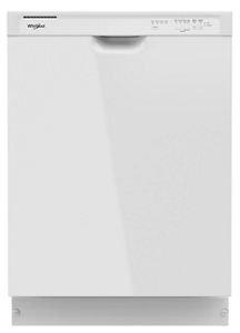 Whirlpool White 23-87/100 x 24-1/4 in. Dishwasher 