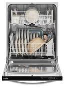 Whirlpool Monochromatic Stainless Steel 23-87/100 x 27-1/4 in. Dishwasher 
