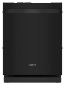 23-9/16 in. Flush with Cabinet Dishwasher in Black