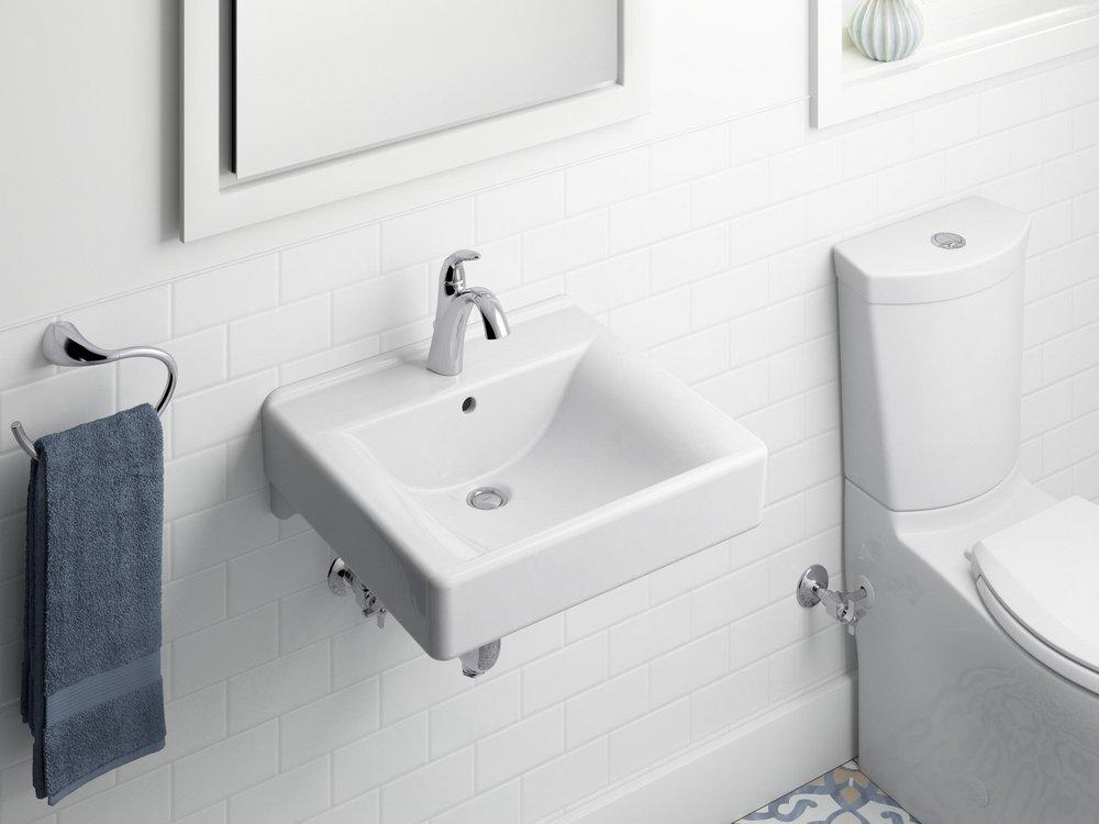 KOHLER White Wall Mount Basin 