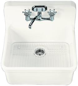 24 in. Drop-in Fireclay Single Bowl Kitchen Sink in White