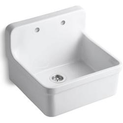 24 in. Drop-in Fireclay Single Bowl Kitchen Sink in White