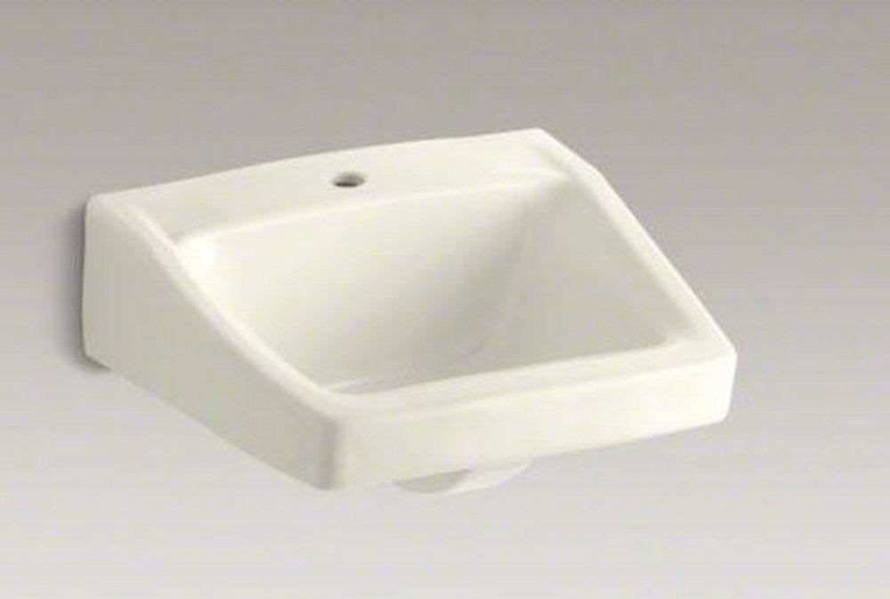 Biscuit 19 X 17 One Hole Vitreous China ADA Lavatory Chesapeake Biscuit 