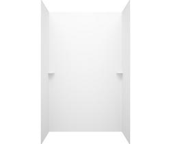 62 x 36 x 96 in. Shower Wall Set in White