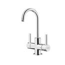 Two Handle Lever Water Filter Faucet in Polished Chrome