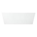 59 x 31-1/2 in. Freestanding Bathtub with Center Drain in White 