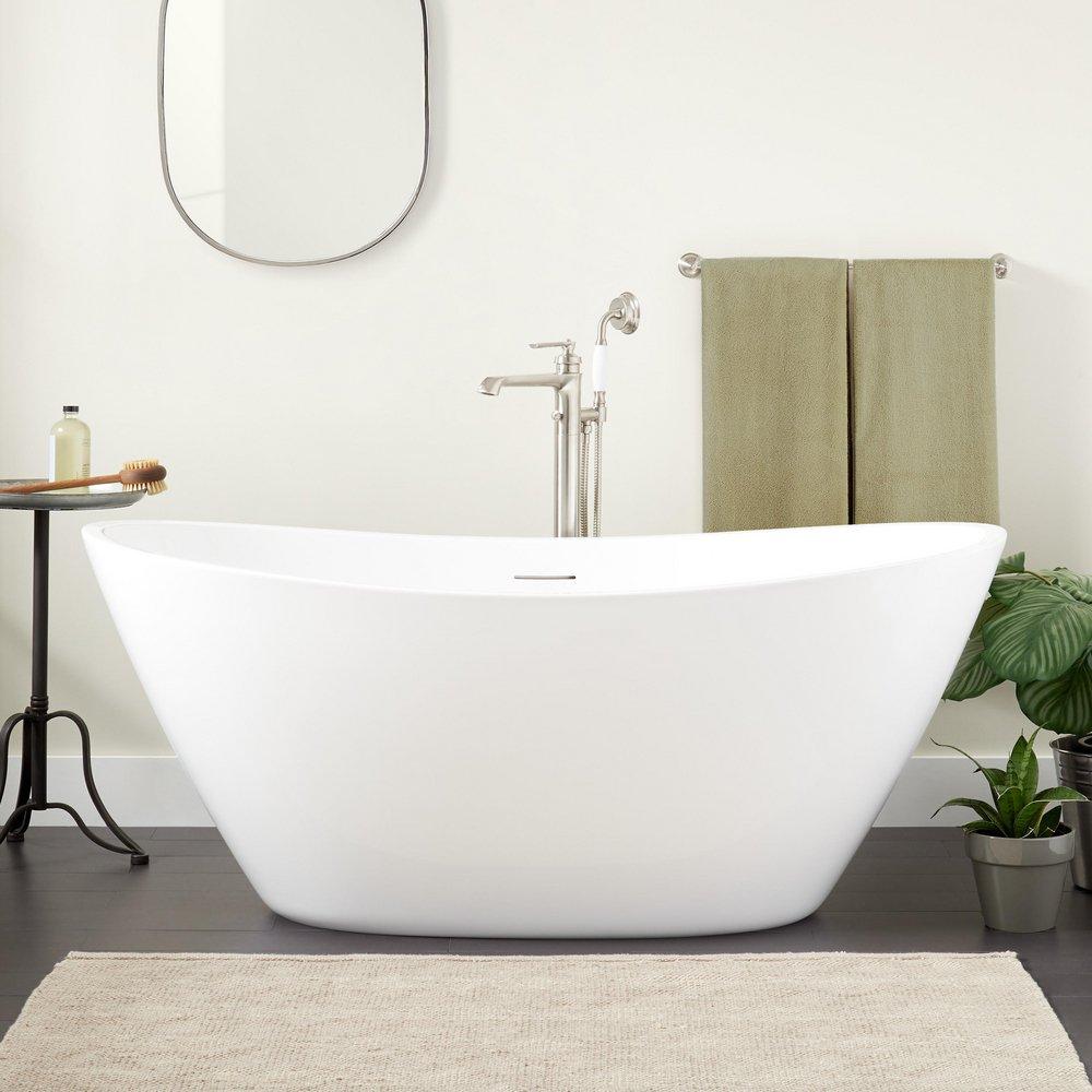 66 TREECE ACRYLIC FREESTANDING TUB WITH FOAM 
