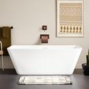 59 LAXSON ACRYLIC FREESTANDING TUB WITH FOAM 