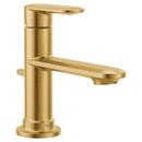 Single Handle Monoblock Bathroom Sink Faucet in Brushed Gold
