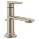 Single Handle Monoblock Bathroom Sink Faucet in Brushed Nickel