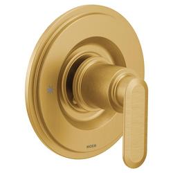 Single Handle Pressure Balancing Valve Trim in Brushed Gold