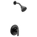 Single Handle Single Function Shower Faucet in Matte Black (Trim Only)