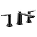 Two Handle Widespread Bathroom Sink Faucet in Matte Black