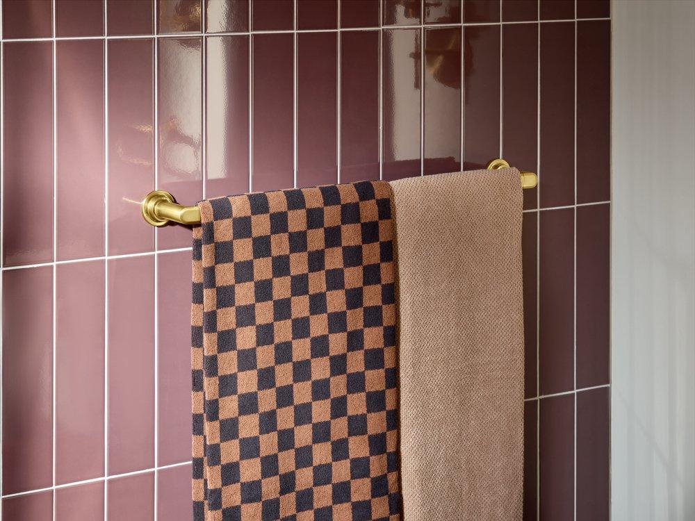 Moen Brushed Gold 24 in. Towel Bar 