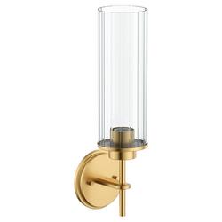 17in. 100W 1?Light E26 Vanity Fixture in Brushed Gold