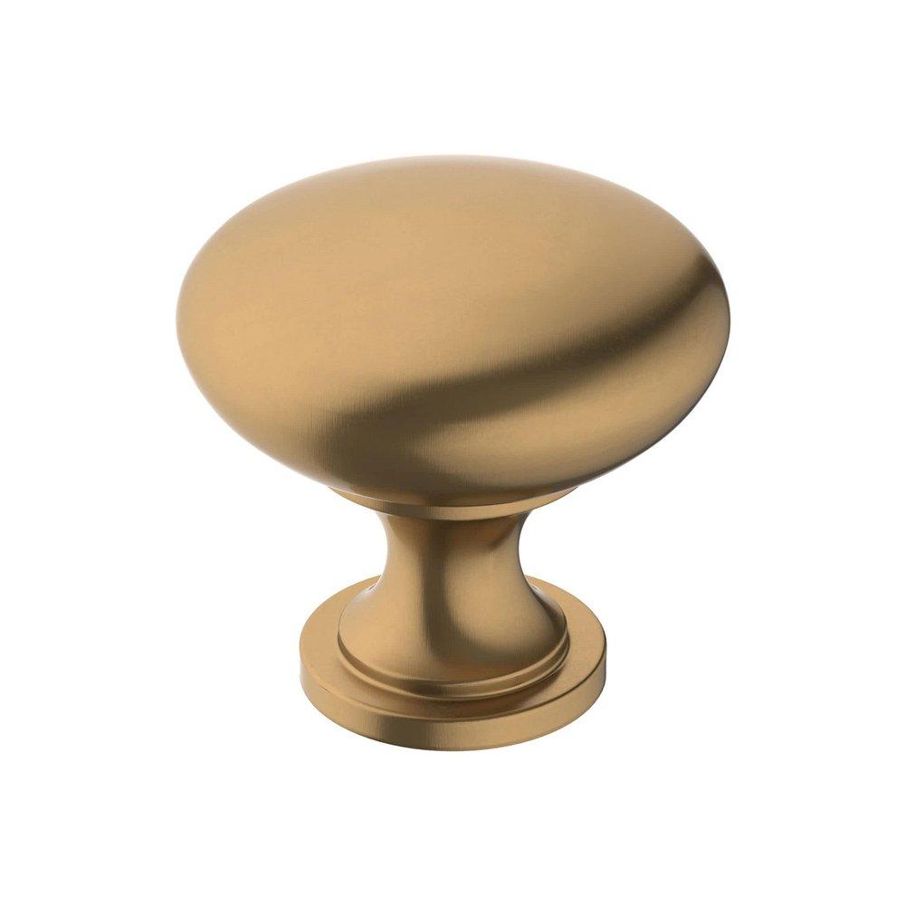 MISENO TRADITIONAL MUSHROOM 1-1/4 INCH 32MM DIAMETER CHAMPAGNE BRONZE CABINET KNOB CHBR 