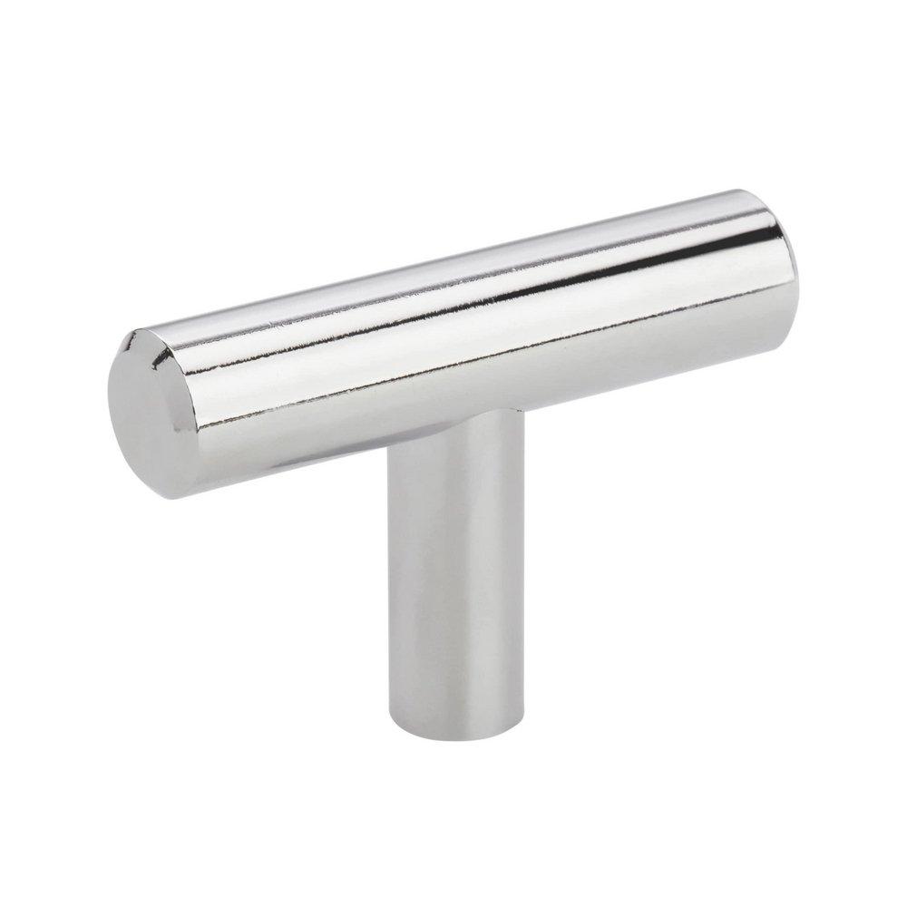 MISENO BAR PULLS 1-15/16 INCH 49MM LENGTH POLISHED CHROME CABINET KNOB CP 