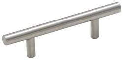 3 in. Center-to-Center Bar Pull in Sterling Nickel