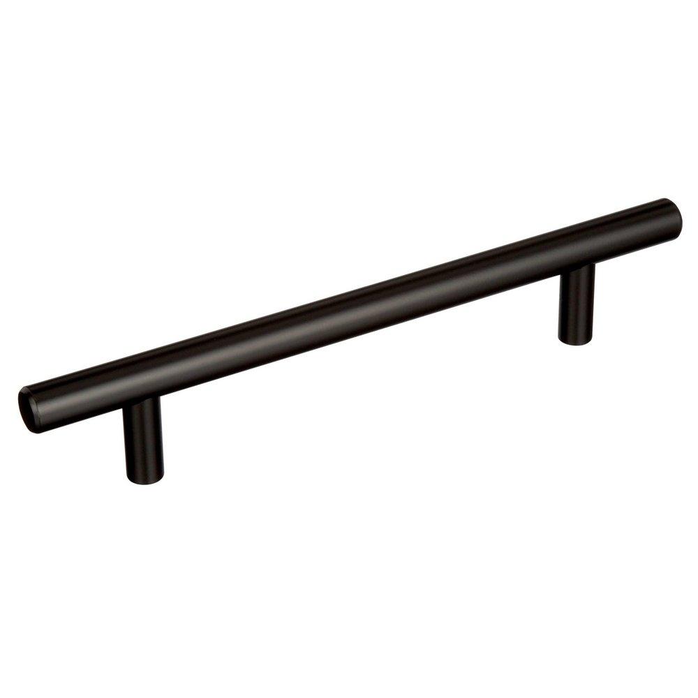 MISENO BAR PULLS 5-1/16 INCH 128MM CENTER-TO-CENTER BLACK BRONZE CABINET PULL BBRO 