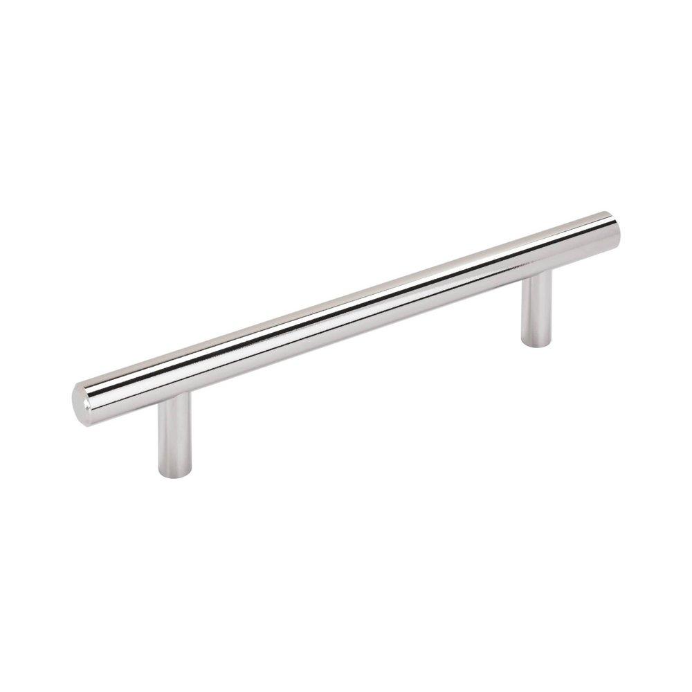 MISENO BAR PULLS 5-1/16 INCH 128MM CENTER-TO-CENTER POLISHED CHROME CABINET PULL CP 