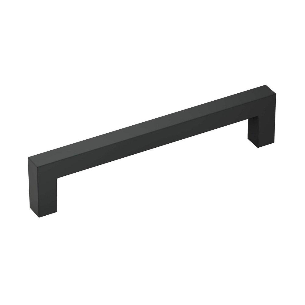 5-1/16 in. Center-to-Center Cabinet Pull in Matte Black 