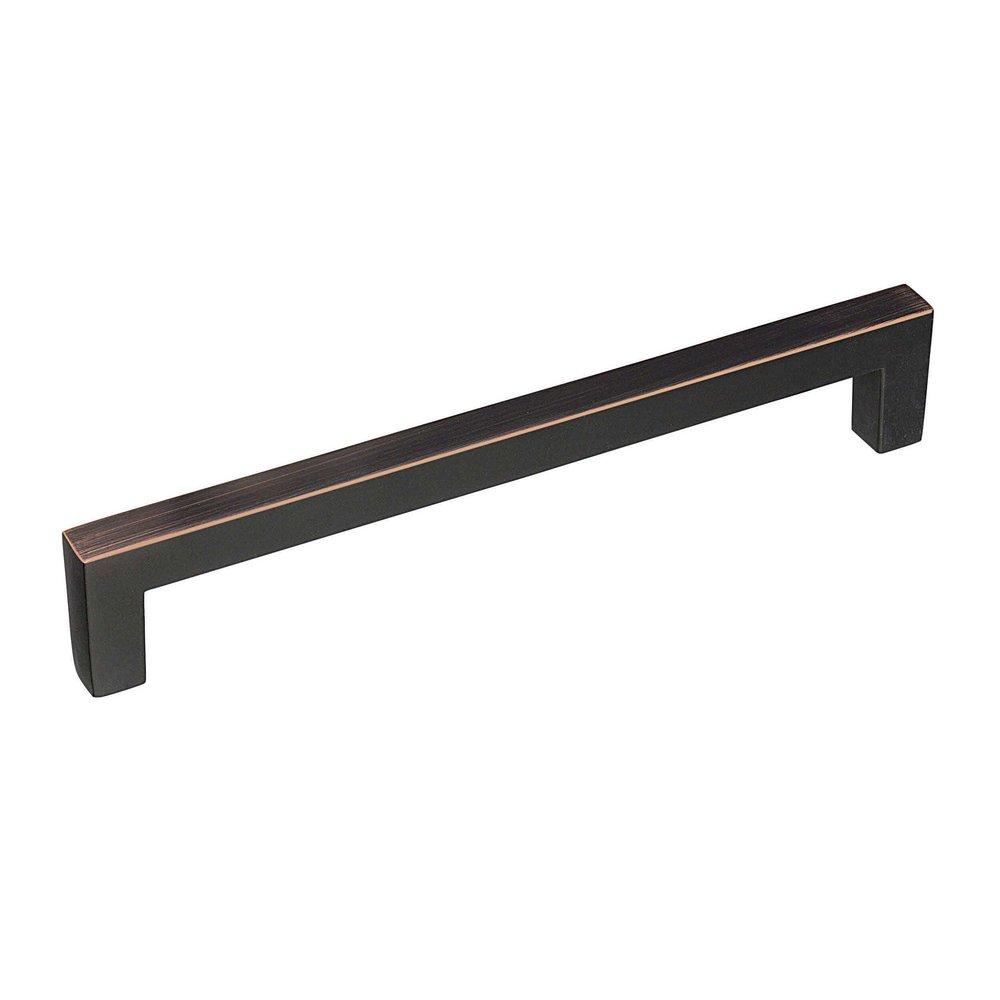6-5/16 in. Center-to-Center Cabinet Pull in Brushed Oil Rubbed Bronze 