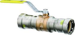 3/4 in. Bronze Full Port Press Ball Valve
