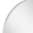 Oval Vanity Mirror in Polished Nickel 