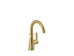 Single Handle Water Filter Faucet in Vibrant&reg; Brushed Moderne Brass