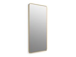 60 x 28 in. Rectangular Mirror in Brushed Gold