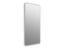 60 x 28 in. Rectangular Mirror in Brushed Nickel