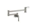 KOHLER Vibrant&reg; Stainless Wall Mount Pot Filler 
