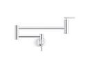 KOHLER Polished Chrome Wall Mount Pot Filler 