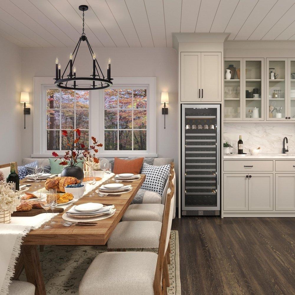 8-Light Chandelier Ceiling Light in Matte Black 