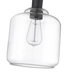 1-Light Mini-Pendant Light in Matte Black 