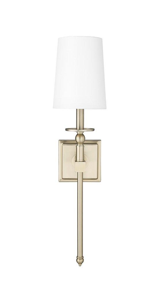 1-Light Wall Sconce in Modern Gold 