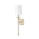 1-Light Wall Sconce in Modern Gold 