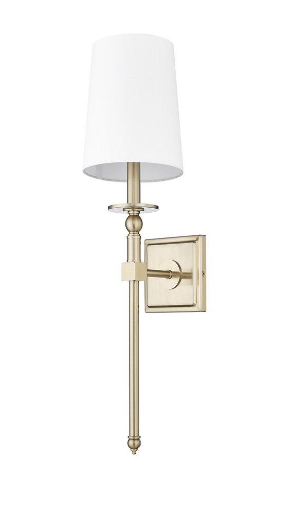 1-Light Wall Sconce in Modern Gold 