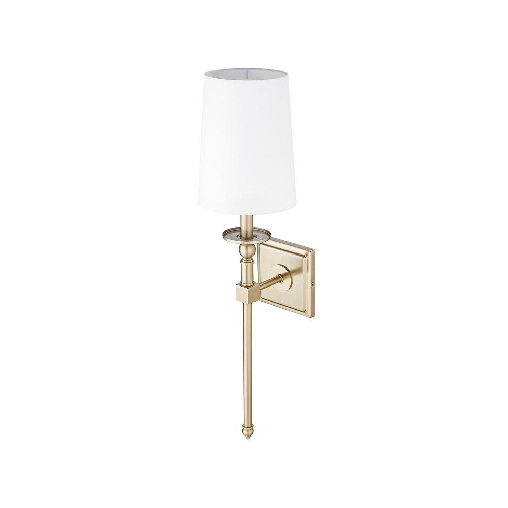 1-Light Wall Sconce in Modern Gold 