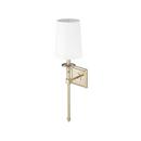 1-Light Wall Sconce in Modern Gold 