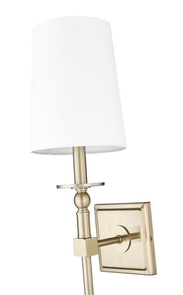 1-Light Wall Sconce in Modern Gold 
