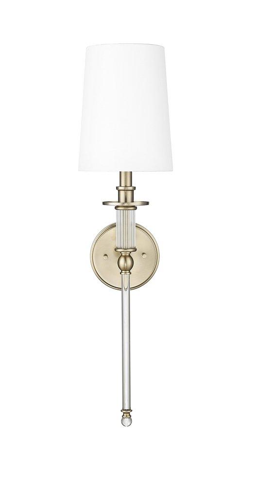 1-Light Wall Sconce in Modern Gold 