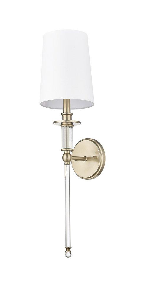 1-Light Wall Sconce in Modern Gold 