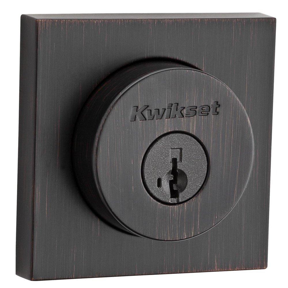 Smartkey Round Deadbolt in Venetian Bronze 