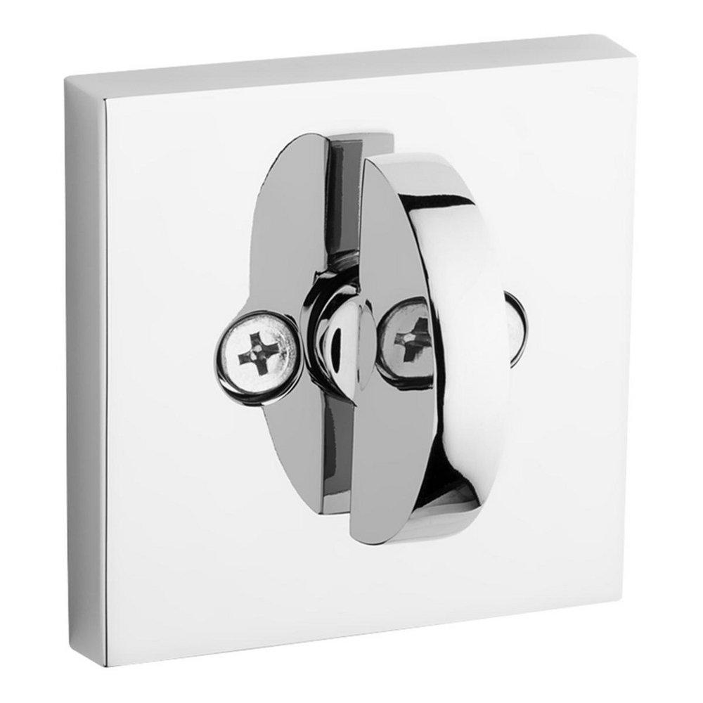 Smartkey Round Single Cylinder Deadbolt in Polished Chrome 