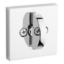 Smartkey Round Single Cylinder Deadbolt in Polished Chrome 